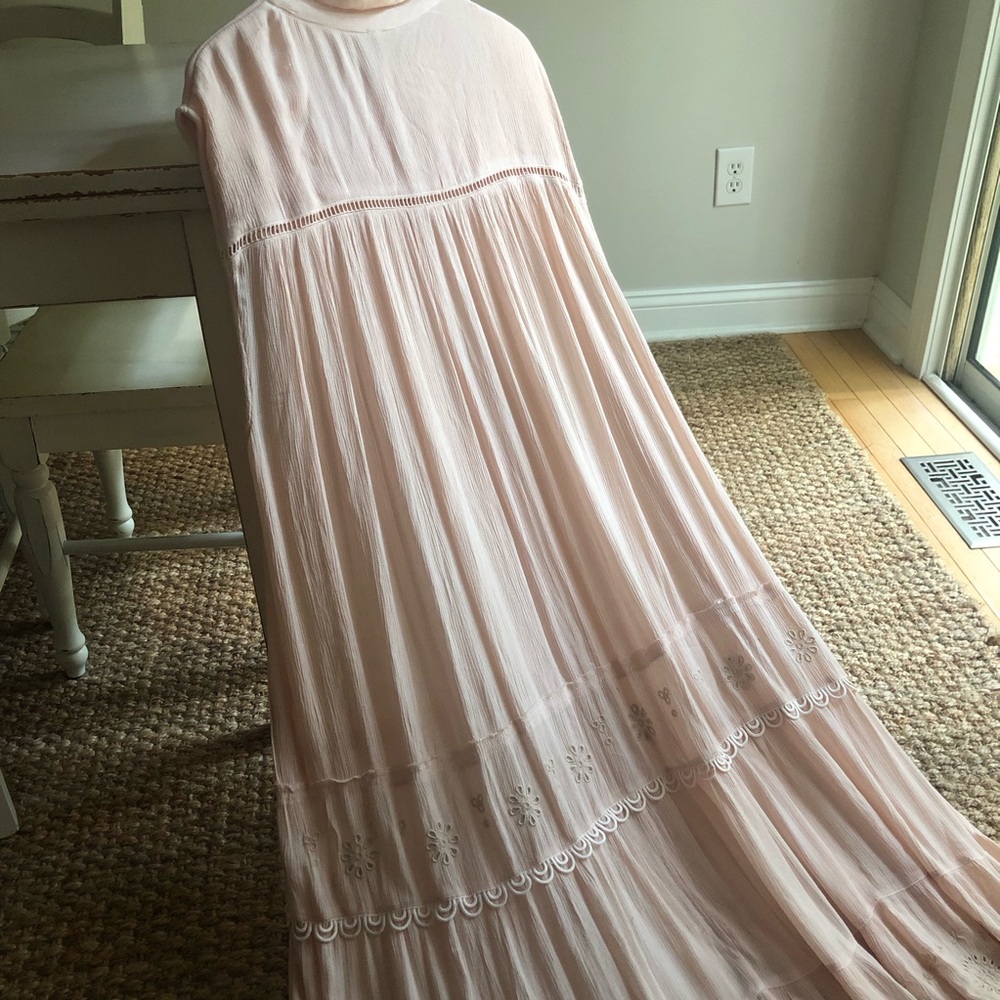 Free People Blush Cream Maxi Dress - Picture 12 of 17
